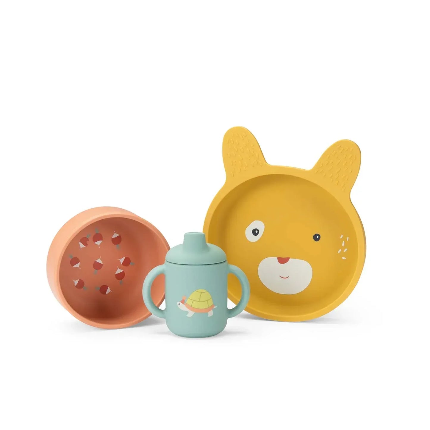 Set pranzetto silicone Trois Petite Lapins - Munakids