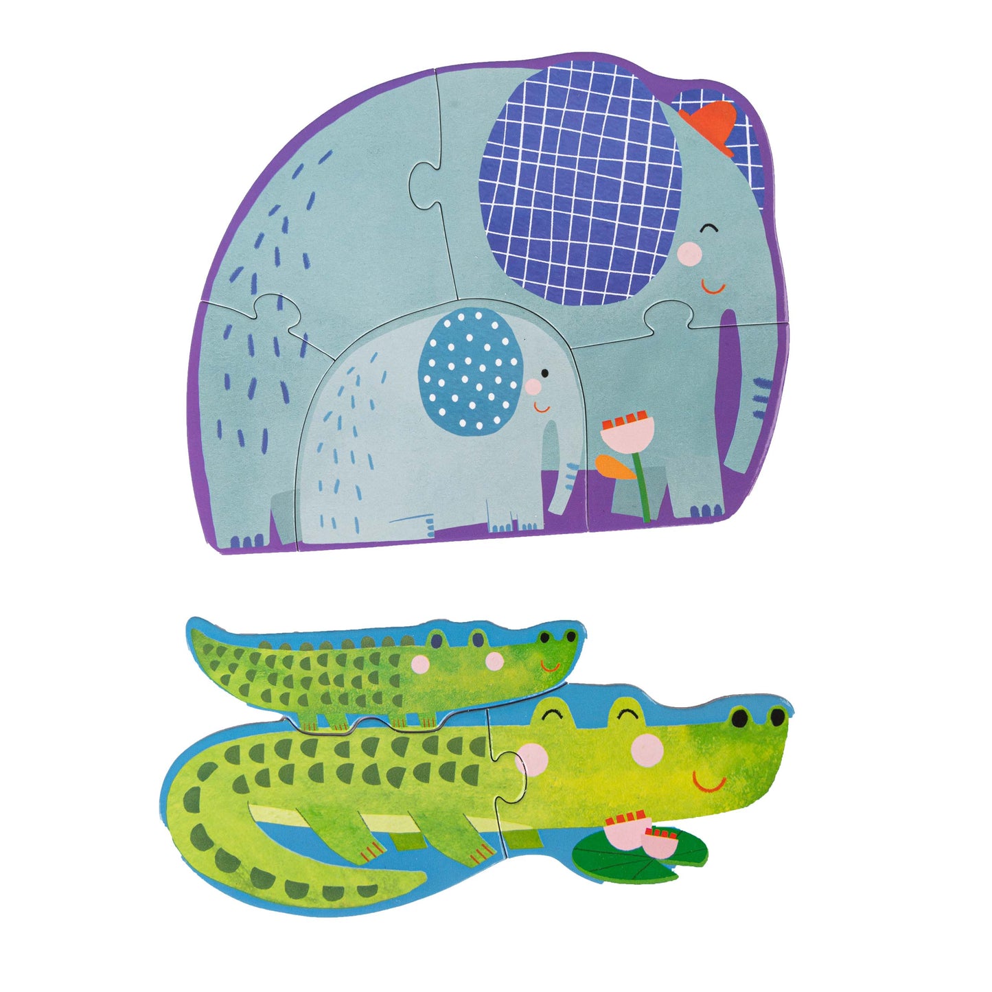 Puzzle animali 20 pezzi Les Toupitis