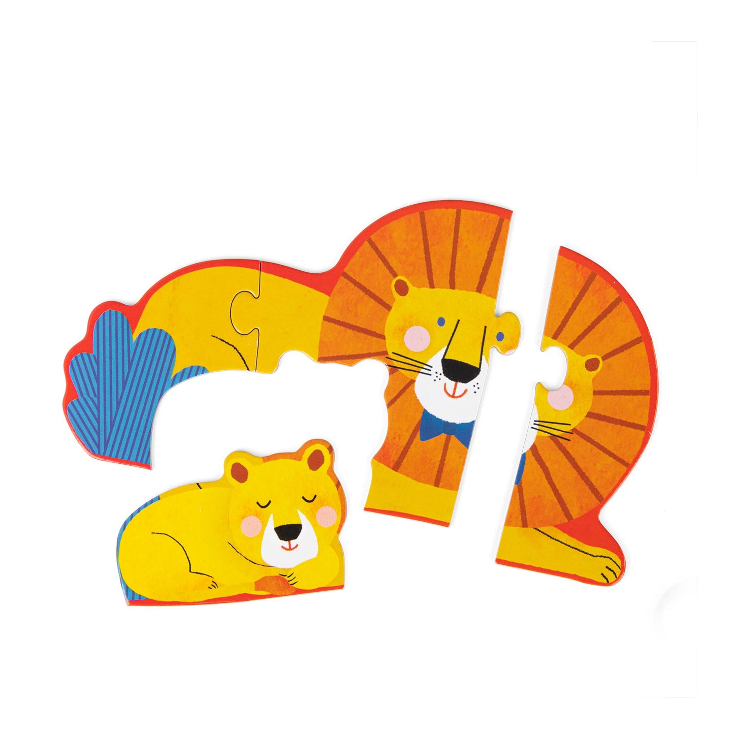 Puzzle animali 20 pezzi Les Toupitis