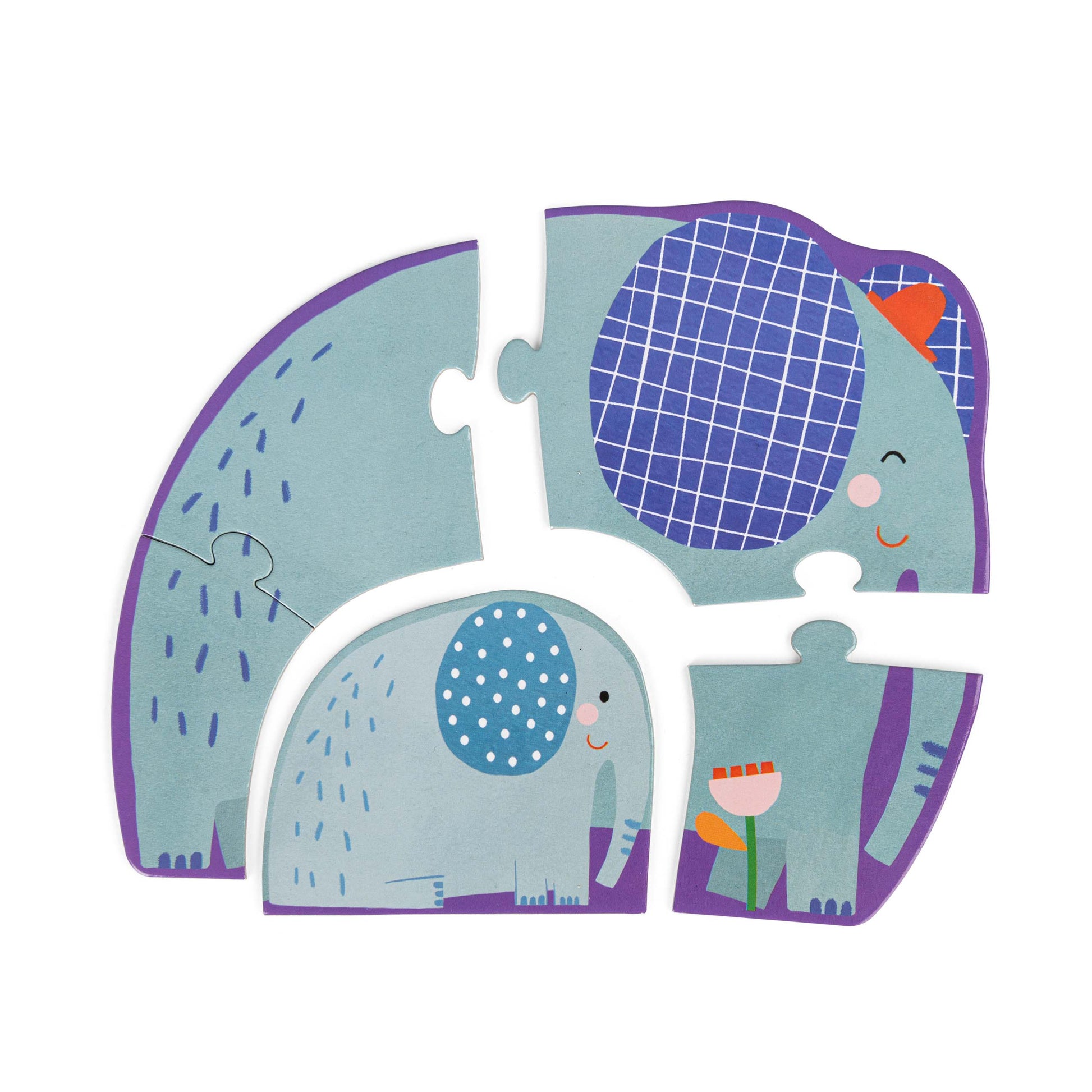 Puzzle animali 20 pezzi Les Toupitis