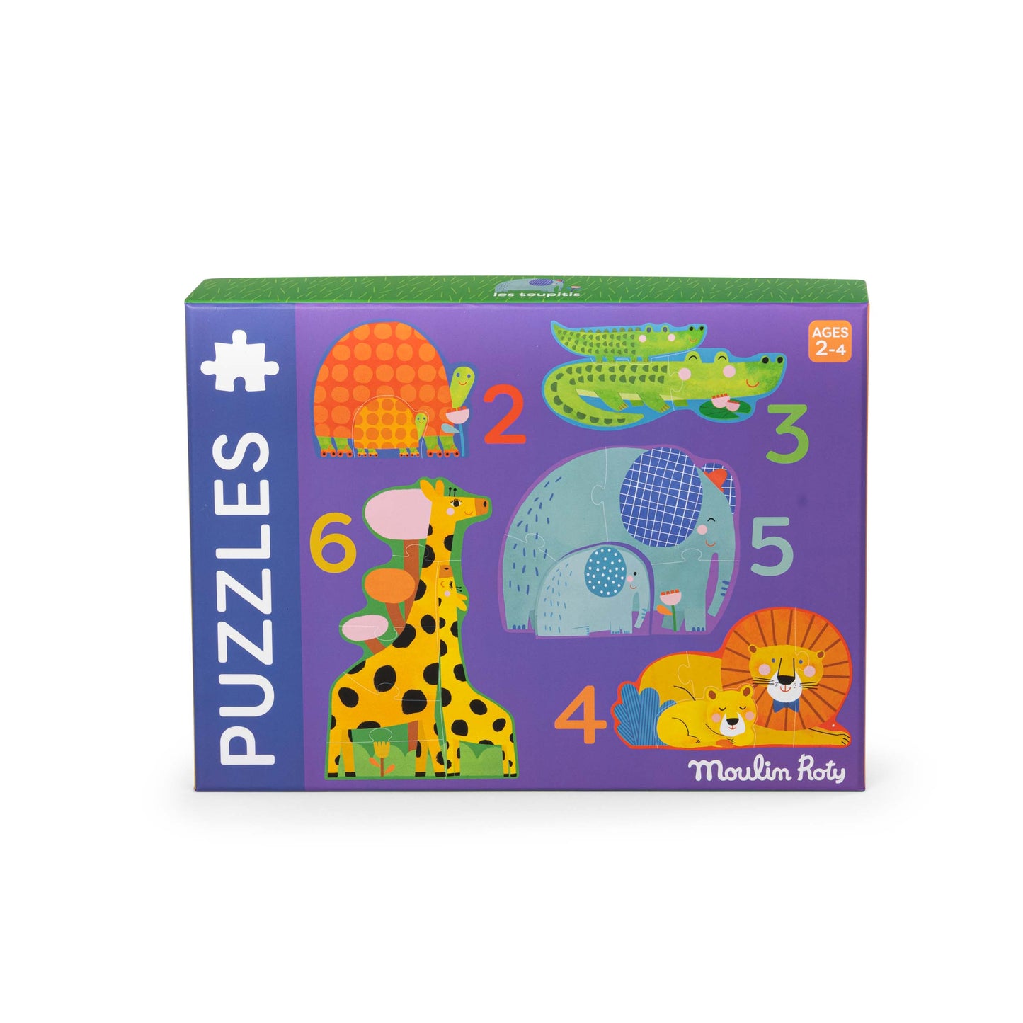 Puzzle animali 20 pezzi Les Toupitis