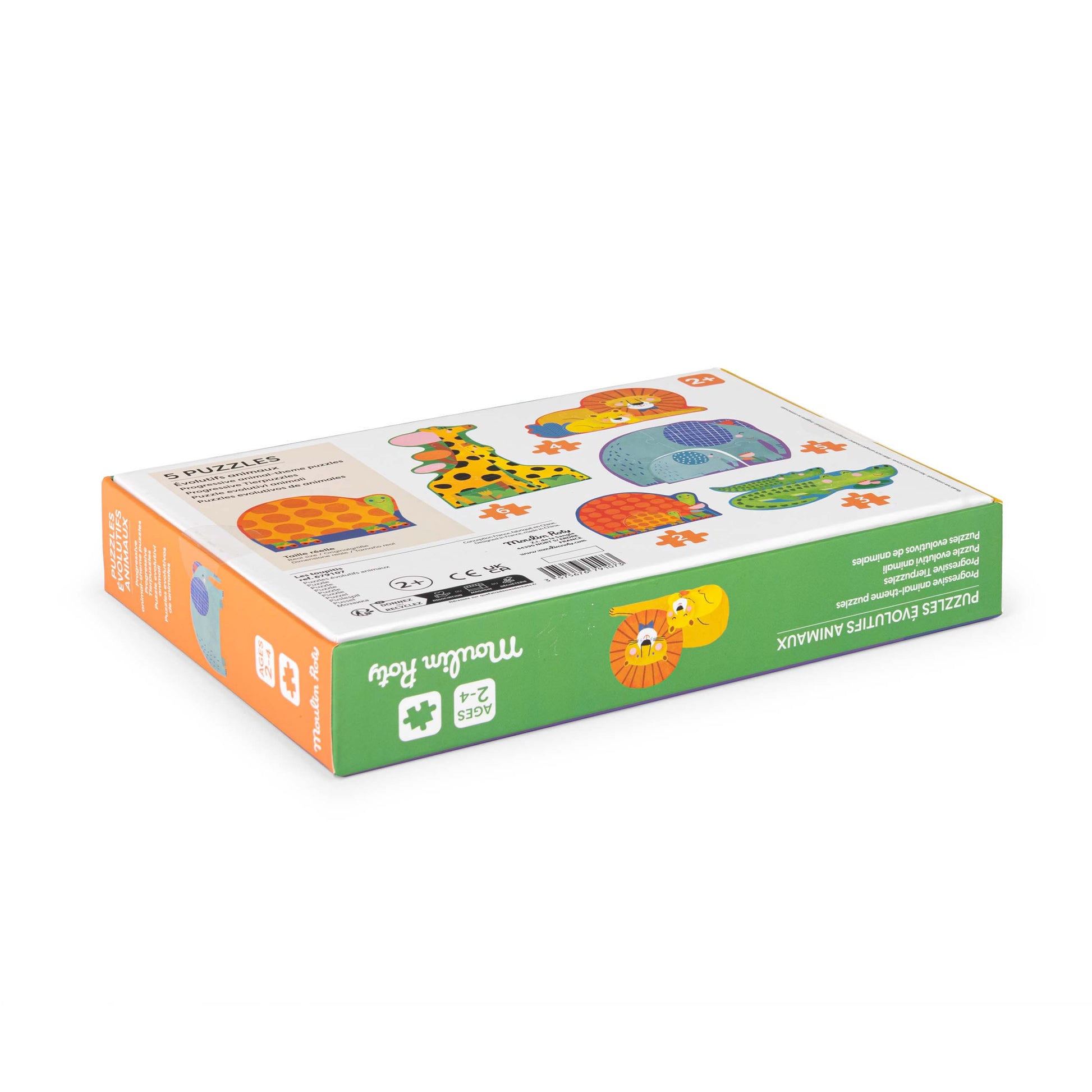 Puzzle animali 20 pezzi Les Toupitis