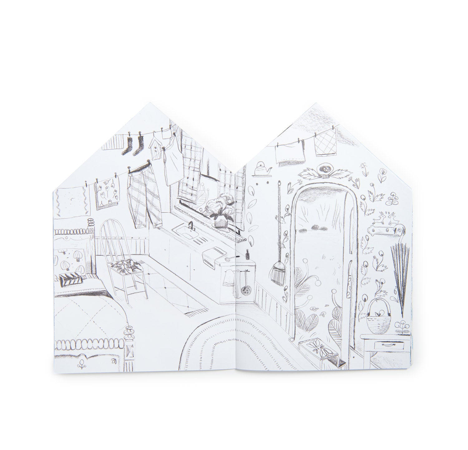 Quaderno da colorare con 150 adesivi Les Minouchkas