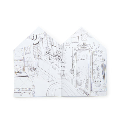 Quaderno da colorare con 150 adesivi Les Minouchkas