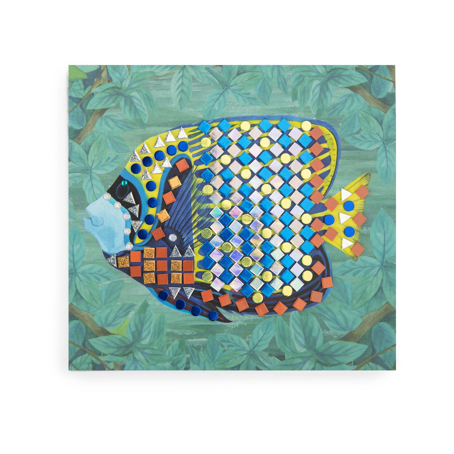 Cofanetto mosaico e strass Tout autour du monde