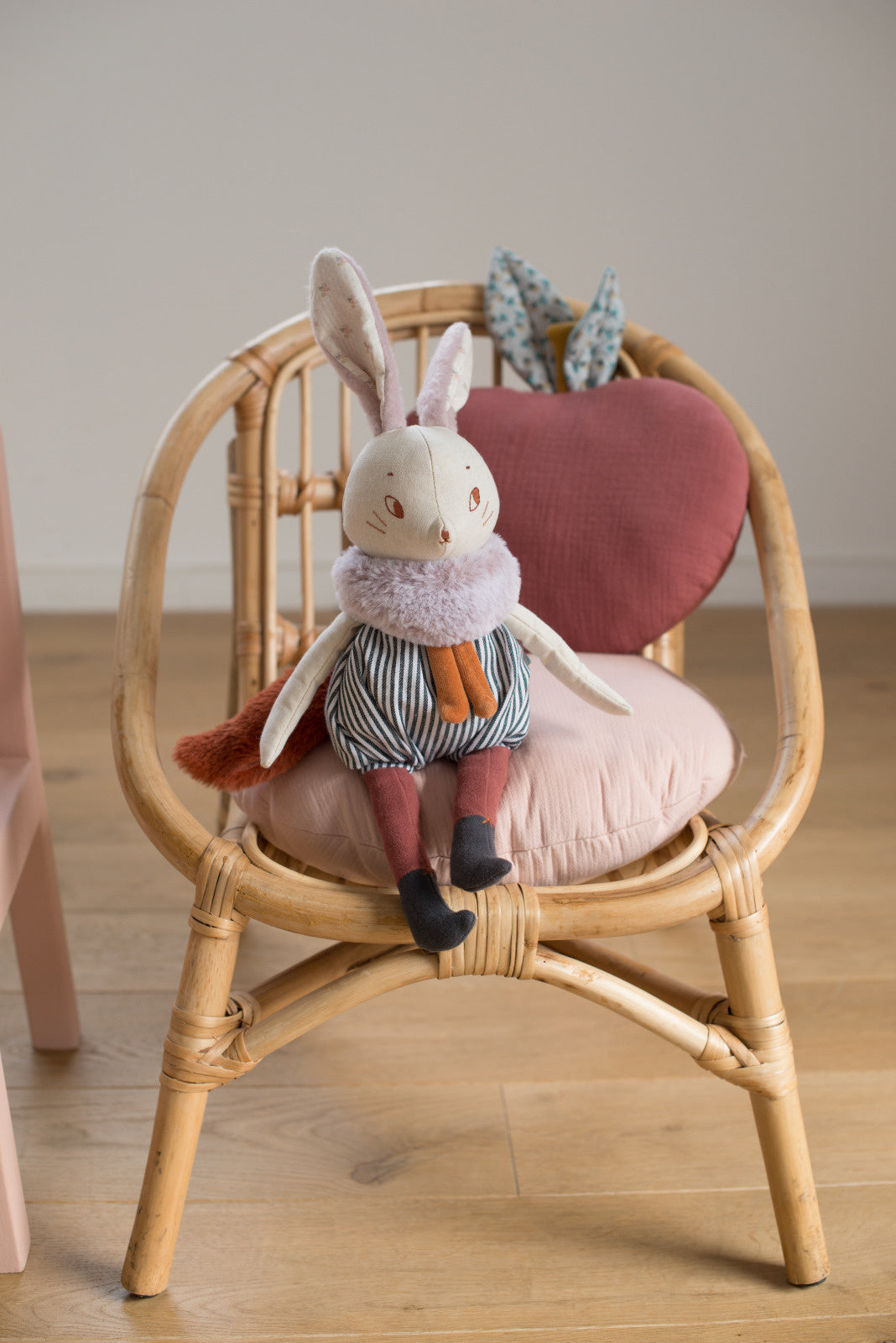 Doudou coniglio grande Plume Moulin Roty Après la Pluie - Munakids
