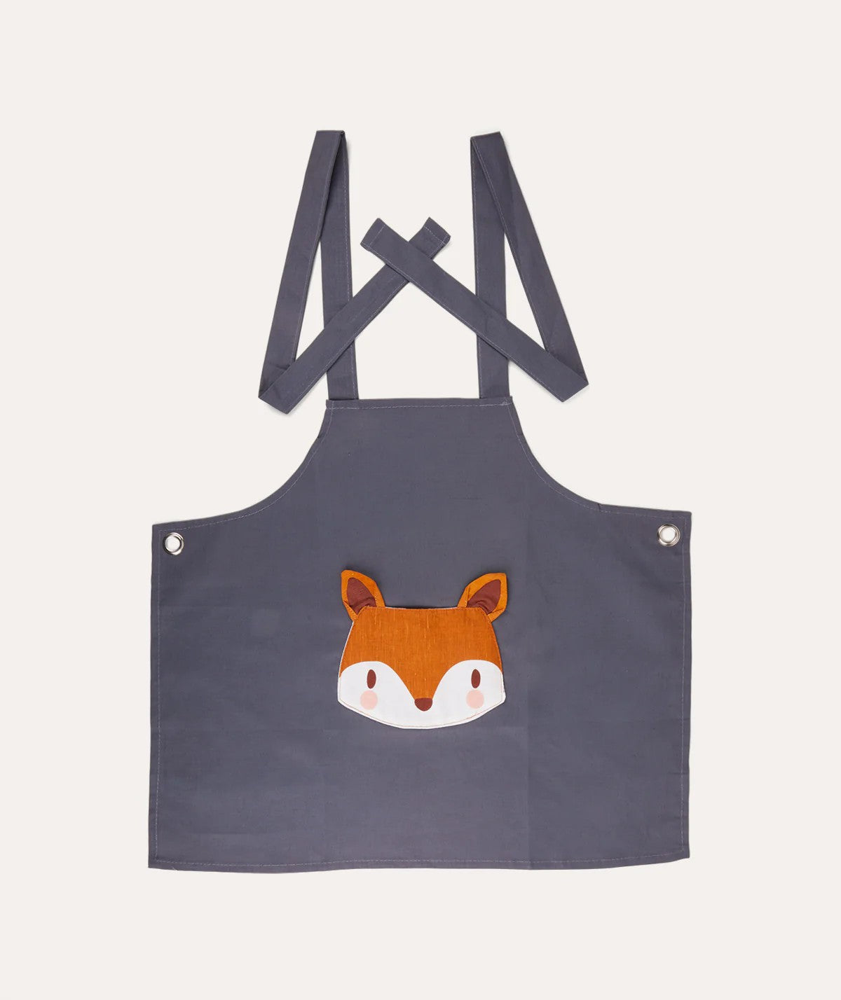 Grembiule in Lino Volpe ThreadBear - Grembiule Bambini 3-6 Anni NO