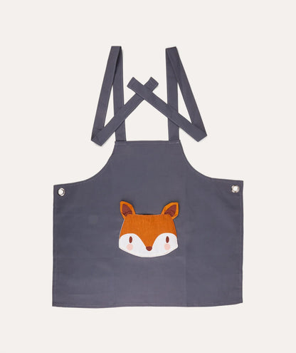 Grembiule in Lino Volpe ThreadBear - Grembiule Bambini 3-6 Anni NO