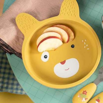 Set pranzetto silicone Trois Petite Lapins - Munakids