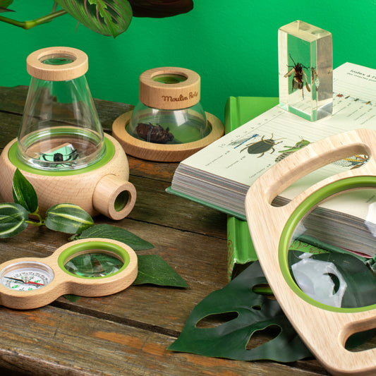 Lente Ingrandimento Nomade Le Jardin du Moulin Moulin Roty - Bambini 4+ Anni