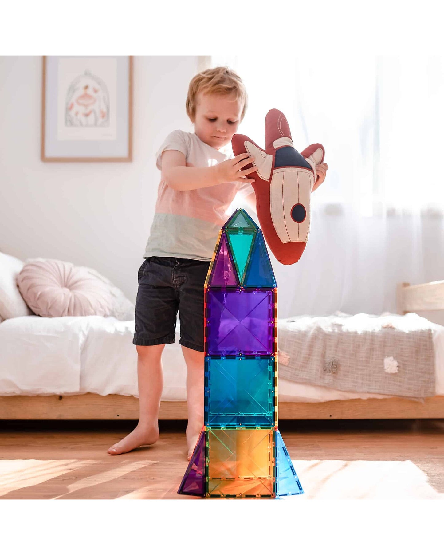 Connetix 102 Pezzi Arcobaleno - Costruzioni Magnetiche