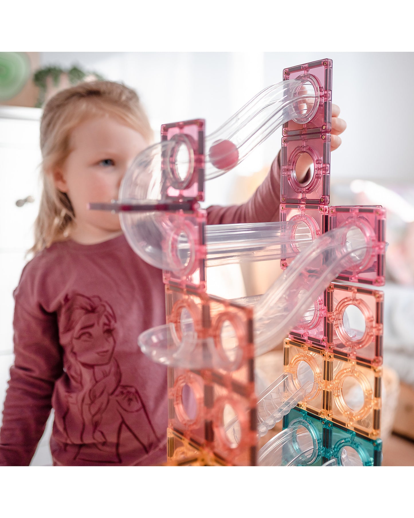 Connetix Tessere magnetiche - 106 Pezzi- Pastello