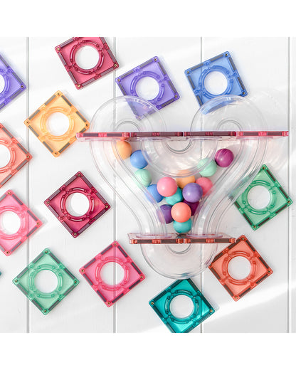 Connetix Tessere magnetiche - 106 Pezzi- Pastello