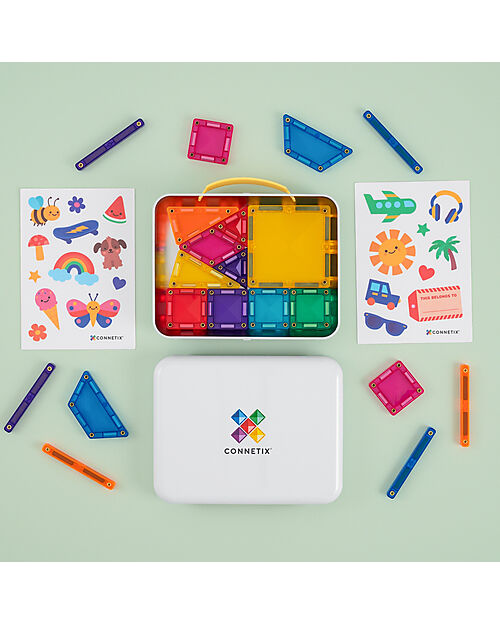Connetix Costruzioni magnetiche Travel Mini Pack 32 pezzi