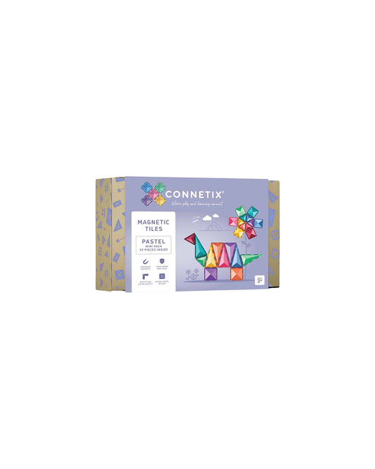 Connetix Tessere magnetiche - 32 Pezzi - Pastello