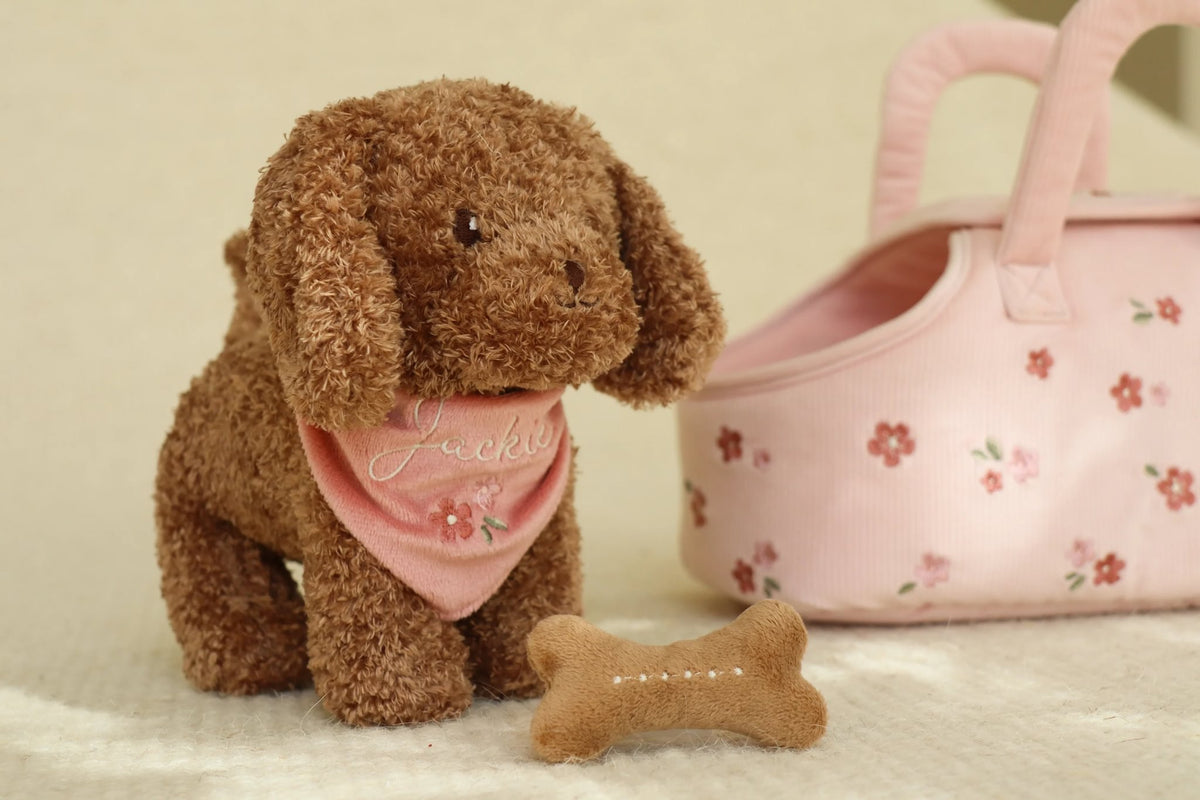 Little Dutch Peluche cane Jackie con trasportino