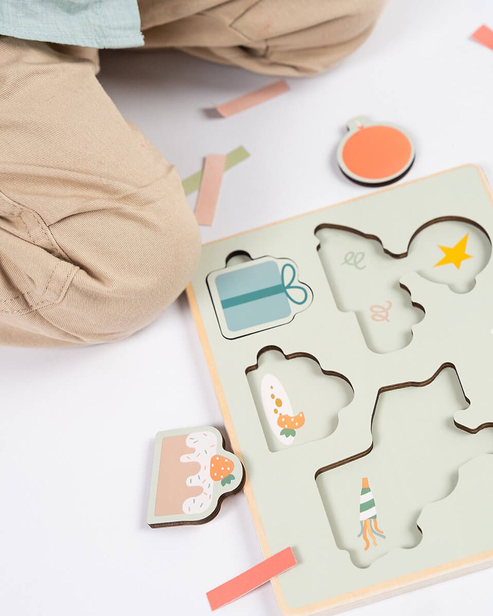 Gioco a Incastro Celebration - Legno - 12M+