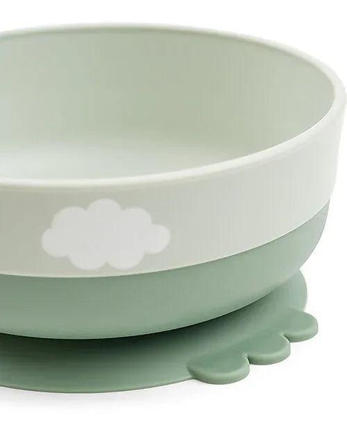 Set Pappa Foodie - Ciotola Tazza e Cucchiaio - Happy Clouds - Verde - 100% PP Alimentare - Munakids