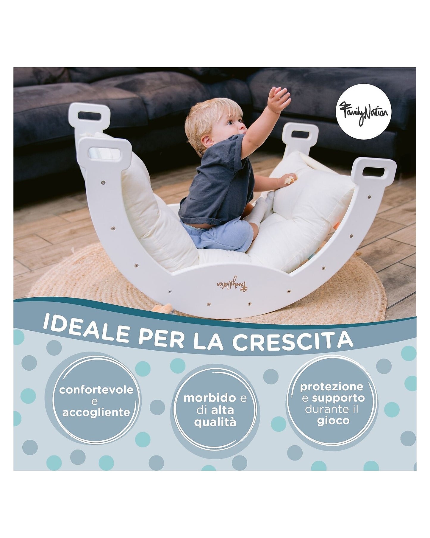 Cuscino per Arco Montessori Rainbow