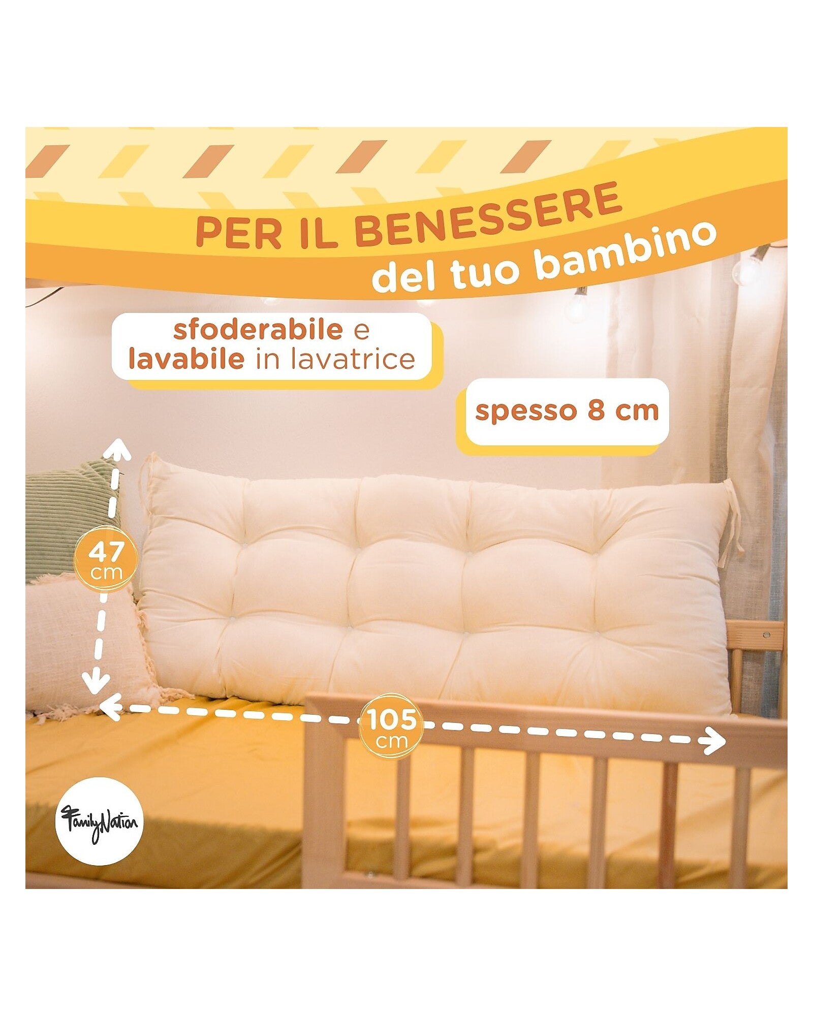 Cuscino per Arco Montessori Rainbow