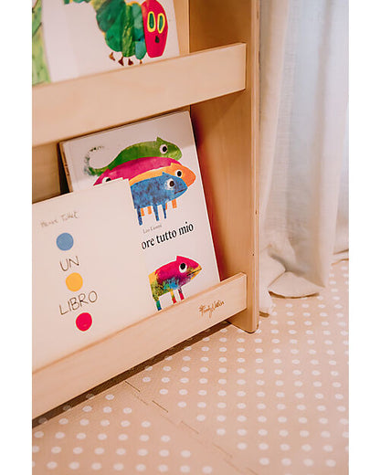 Libreria Montessori Frontale - Cloud - Legno di Betulla - Natural