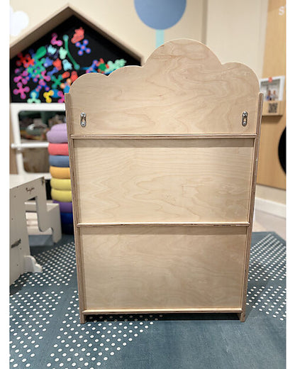 Libreria Montessori Frontale - Cloud - Legno di Betulla - Natural