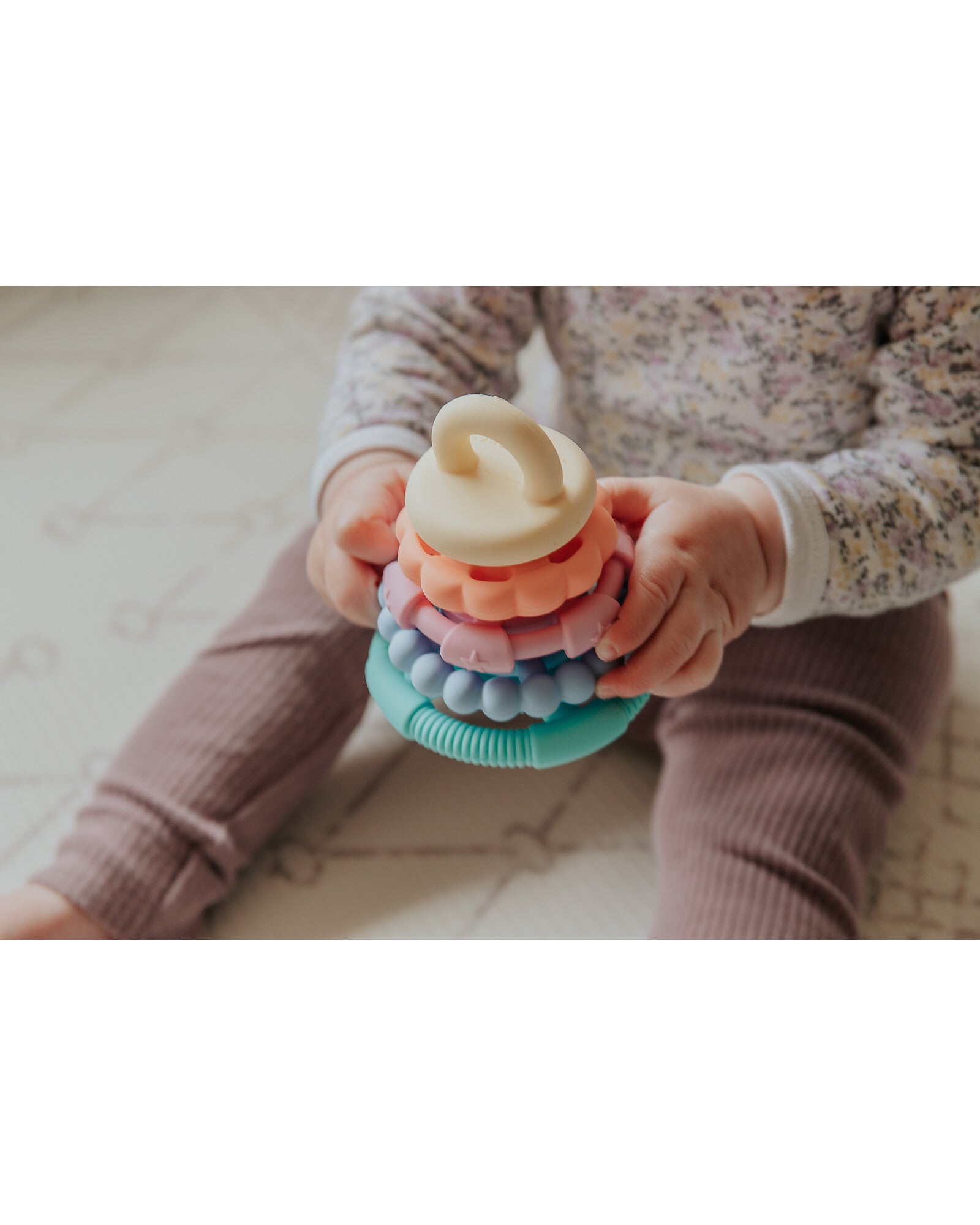 Gioco Impilabile e Massaggiagengive - Pastello