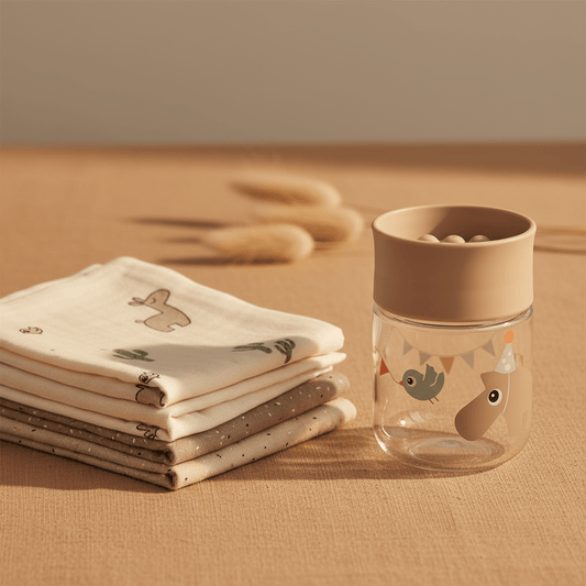 Kit Done by Deer - Set Telini Lalee e Tazza 360° Sabbia
