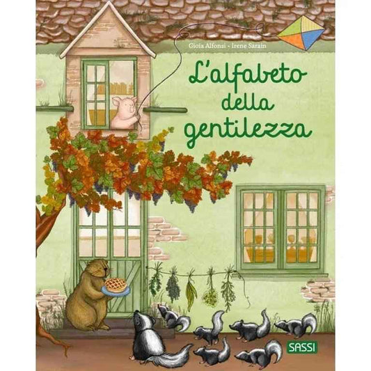 Set "Lettere e Gentilezza" – Alfabeto della Gentilezza e Prime Carte Alfabeto Sassi Junior – 4+ anni