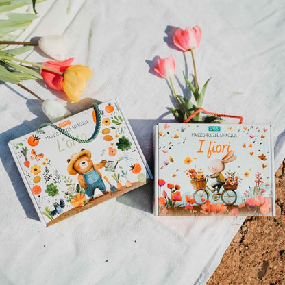 Magico puzzle ad acqua - I Fiori