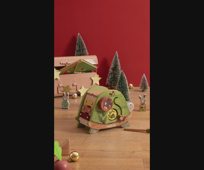 Tartaruga Attività in Legno Trois Petits Lapins Moulin Roty - Neonato 10m+