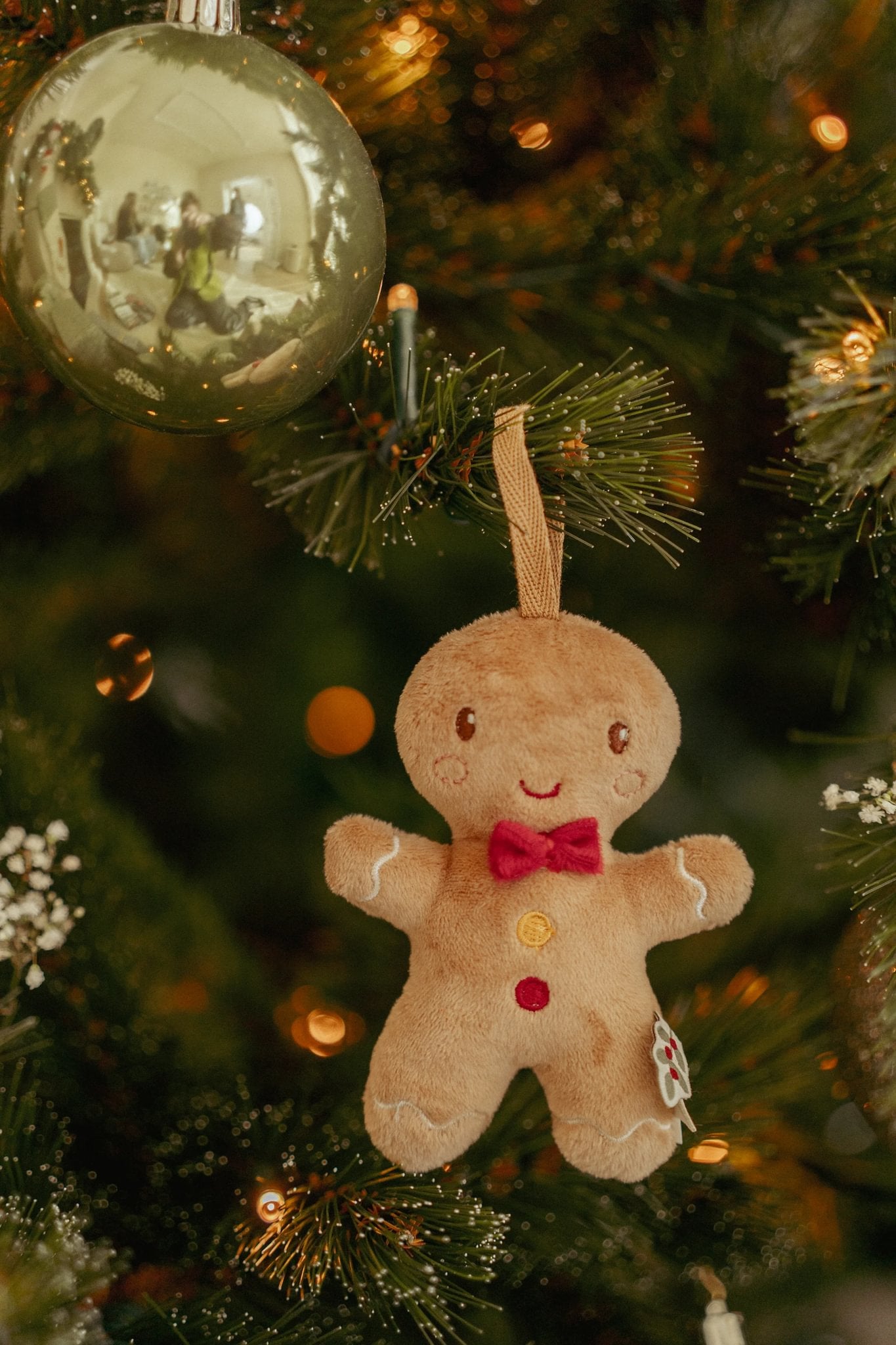 Set 4 Decorazioni Natalizie in Peluche Little Dutch