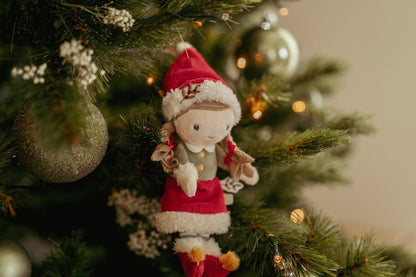 Set 4 Decorazioni Natalizie in Peluche Little Dutch