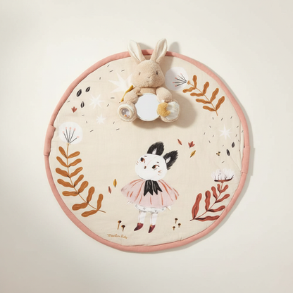 Set Tummy Time – Tappeto in primo piano con Baby Bunny