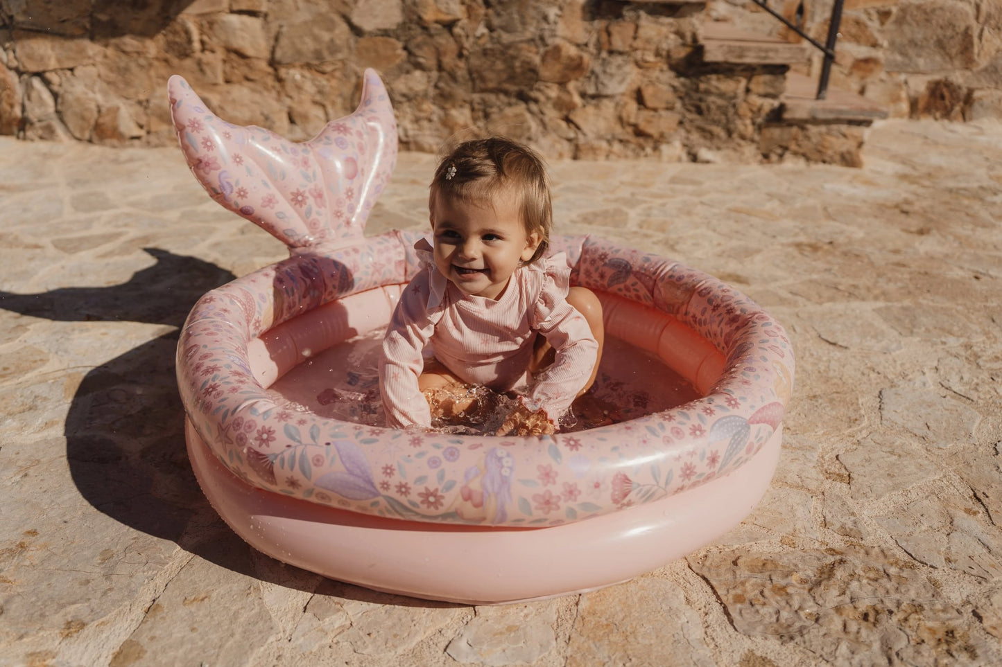 Piscina Gonfiabile Dreamy Mermaid Rosa | Ø 80 cm | da 24 mesi