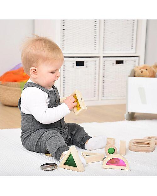 tickit-set-gioco-rainbow-blocks-24-blocchi-e-4-forme-in-legno-da-12-mesi-costruzioni-in-legno_559018 - Munakids