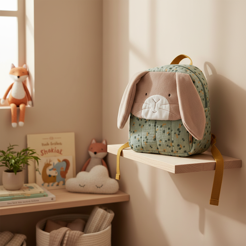 Zaino coniglio - ambientazione nursery
